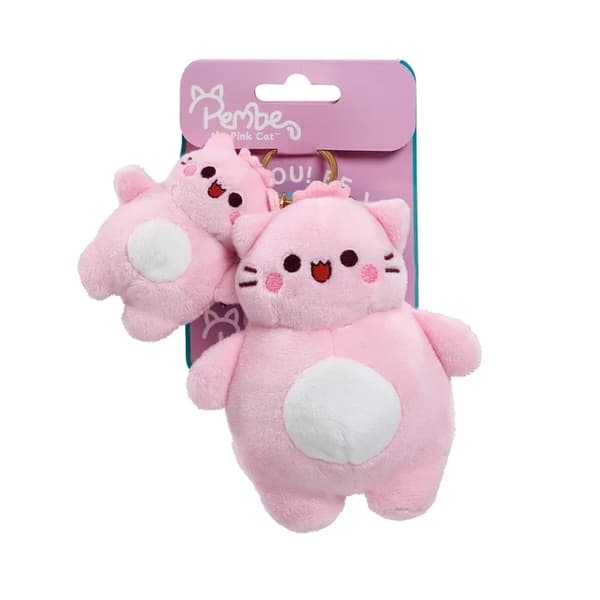 Pembe Nyckelring Plush 12cm With Little Pembe