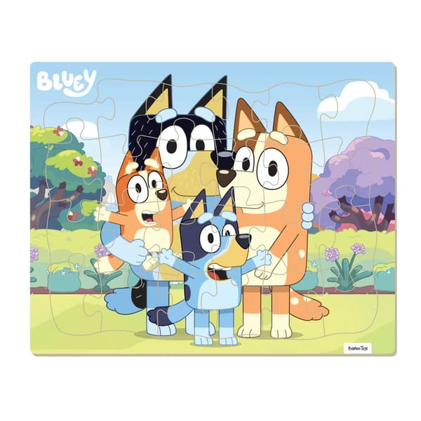 Bluey Rampussel Familj 18 bitar