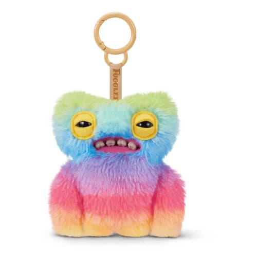 Fuggler Keyring s6 Wide Eyed Weirdo Rainbow