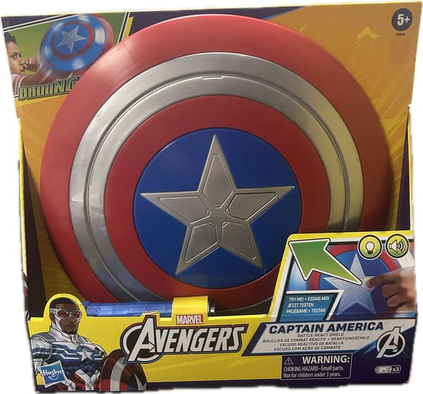 Avengers Captain America Battle-React Shield
