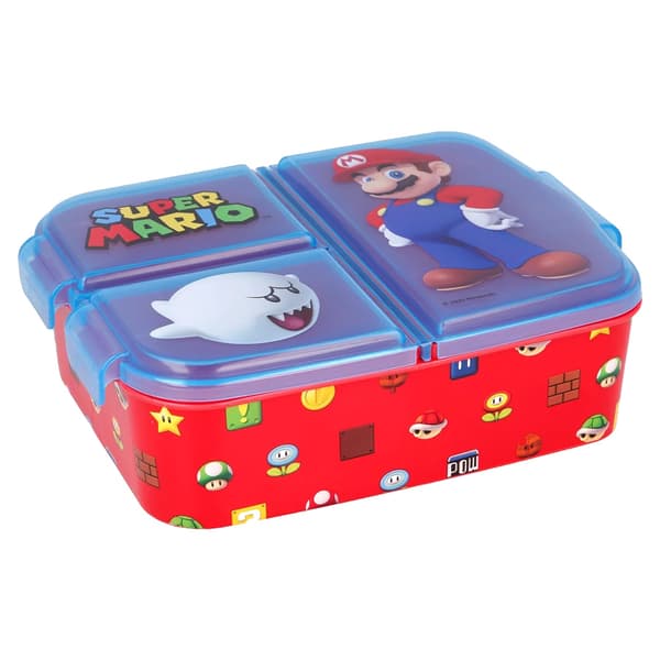 Super Mario Matlåda med tre fack