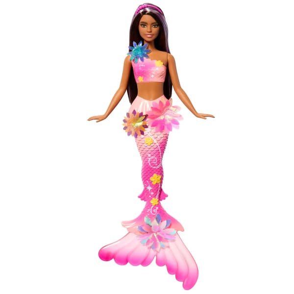 Barbie Flower Magic Havfruedukke Mørk