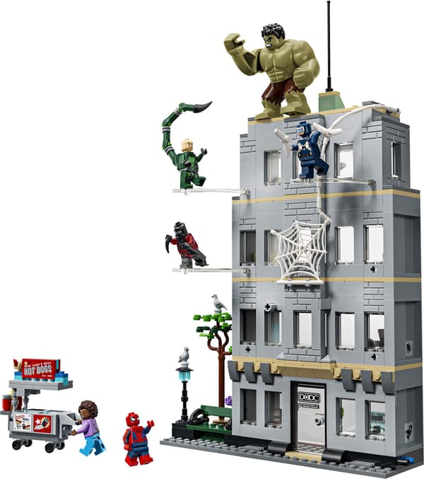 LEGO® Marvel Episk sammandrabbning med Spider-Man mot Hulk 76350