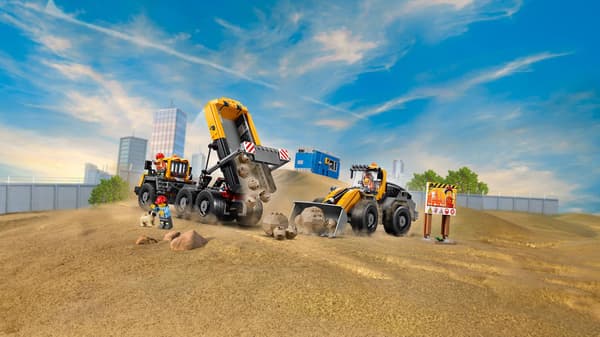 LEGO® City Dumper och frontlastare 60494