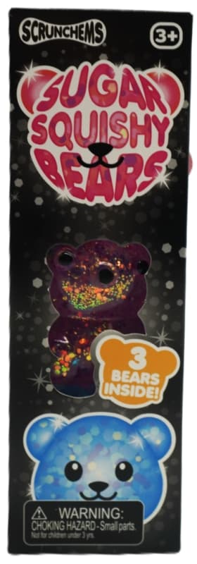 Scrunchems Sugar Squishy Bears 3 kpl
