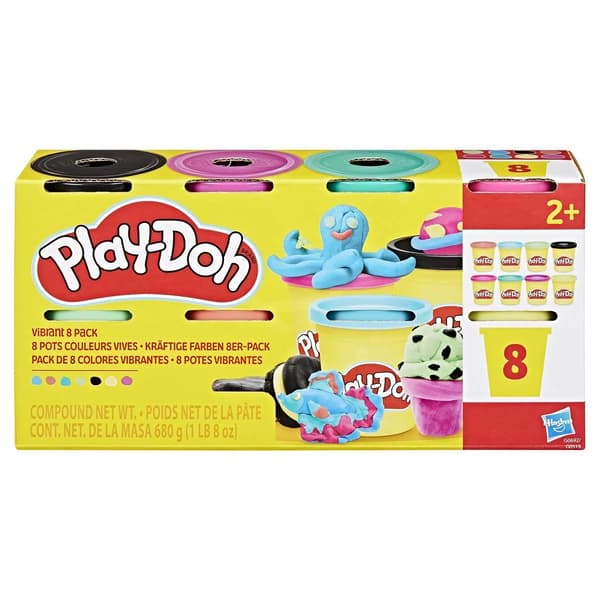 Play-Doh Vibrant 8-pak