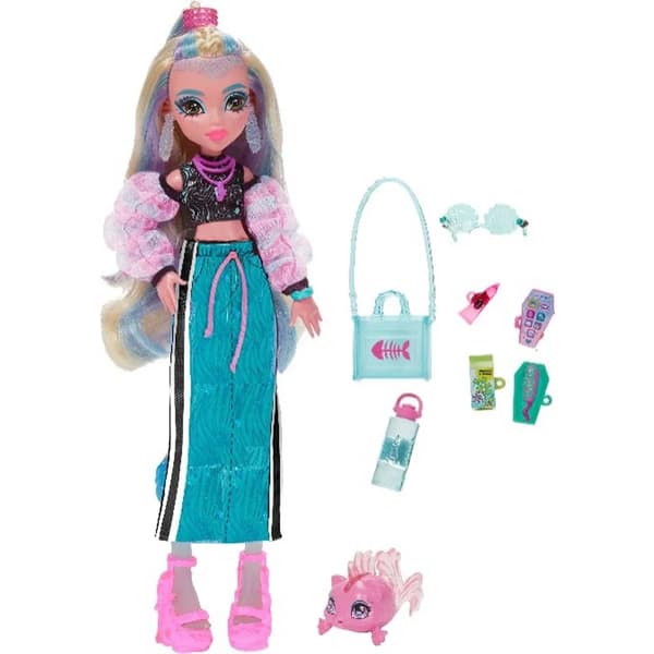 Monster High Docka Lagoona Blue med tillbehör