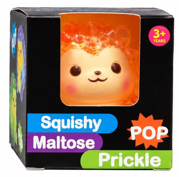 Squeeze Sugar Siili Glitter Orange
