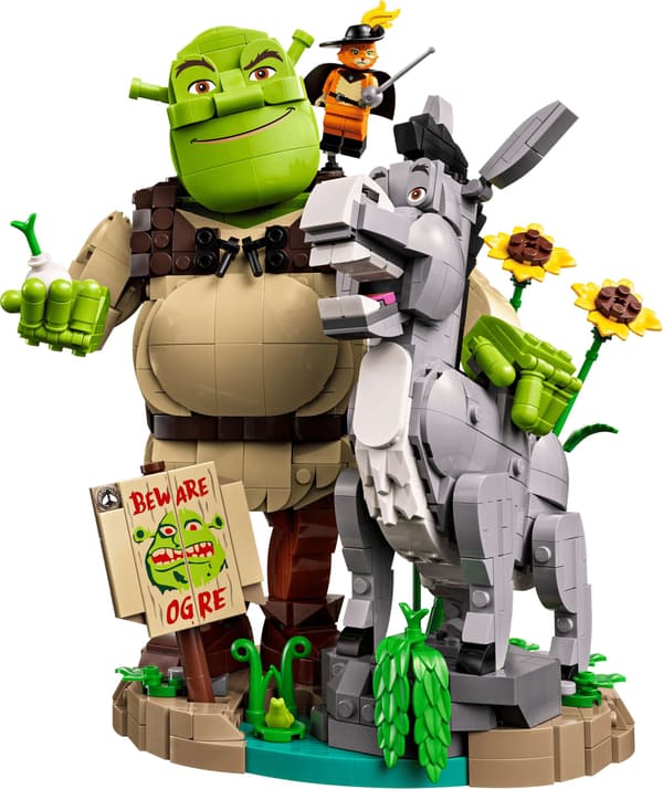 LEGO® Shrek, Æslet og Den Bestøvlede Kat 72423