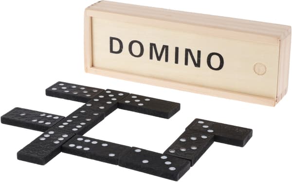 Domino i trälåda 28 delar