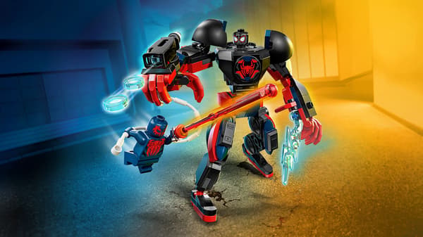 LEGO® Marvel Miles Morales robot mod Spider-Man 2099 76337