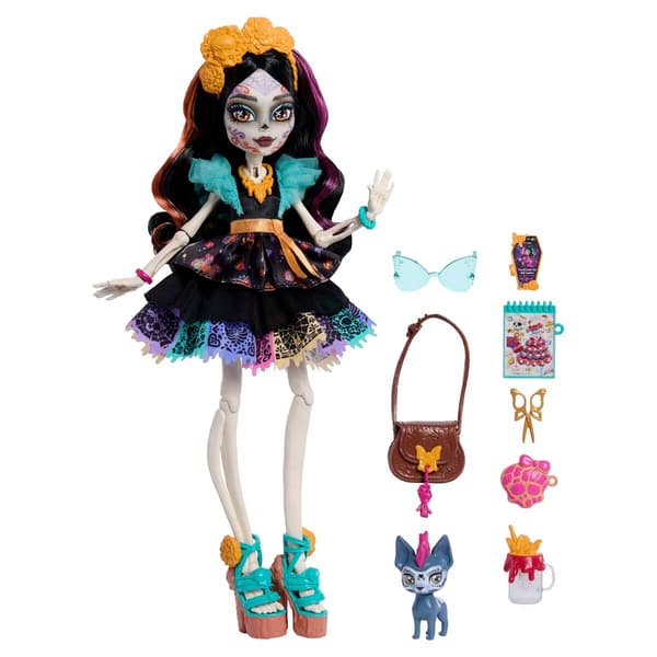 Monster High Docka Skelita Calaveras med tilbehør