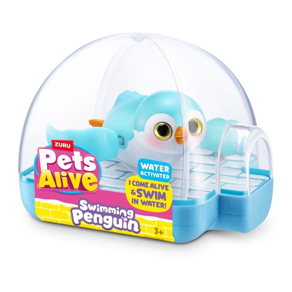 Zuru Pets Alive Swimming Penguin Blå