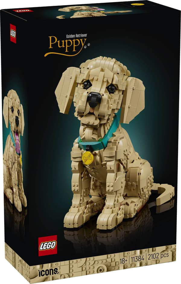 LEGO® Icons Golden retriever-valp 11384