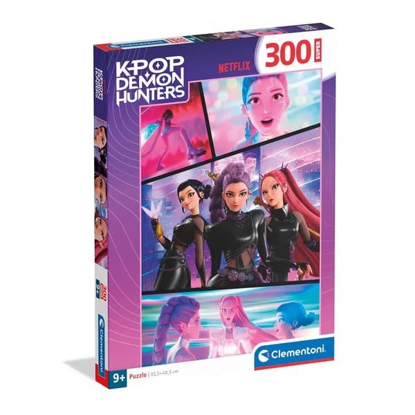 Clementoni K-pop Demon Hunters Pussel 300 bitar