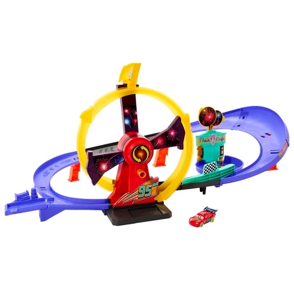Disney Cars McQueen Celebration Raceway Lekset