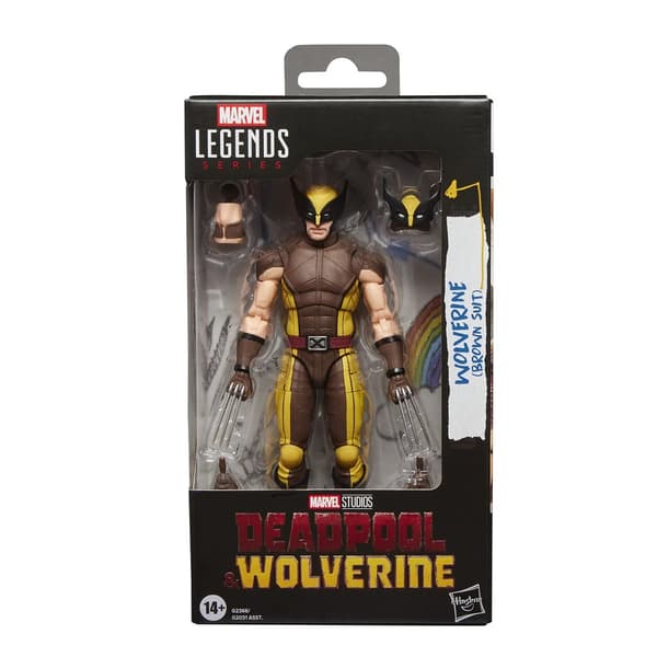 Marvel Legends Series Hahmo Wolverine (Brown Suit)
