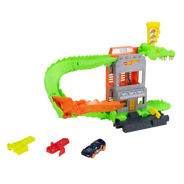 Hot Wheels City Croc Pizza Attack