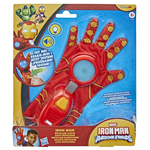 Marvel Iron Man Repulsor Äänellä ja valolla varustettu hanska