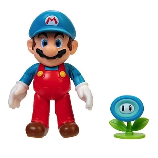 Super Mario Figur 10cm W42 Ice Mario with Ice Flower