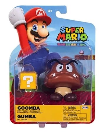 Super Mario Hahmo 10cm W42 Goomba with ? Block