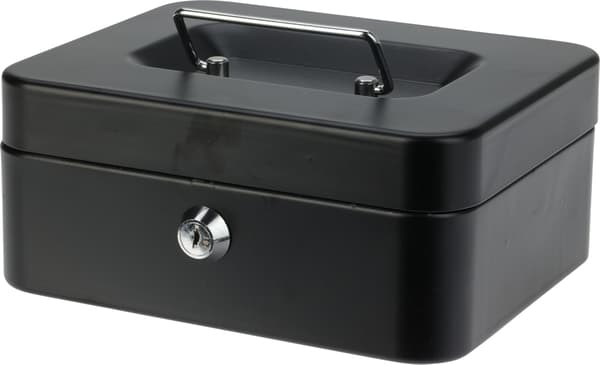 Kassaskrin Metall Stort 20cm Svart