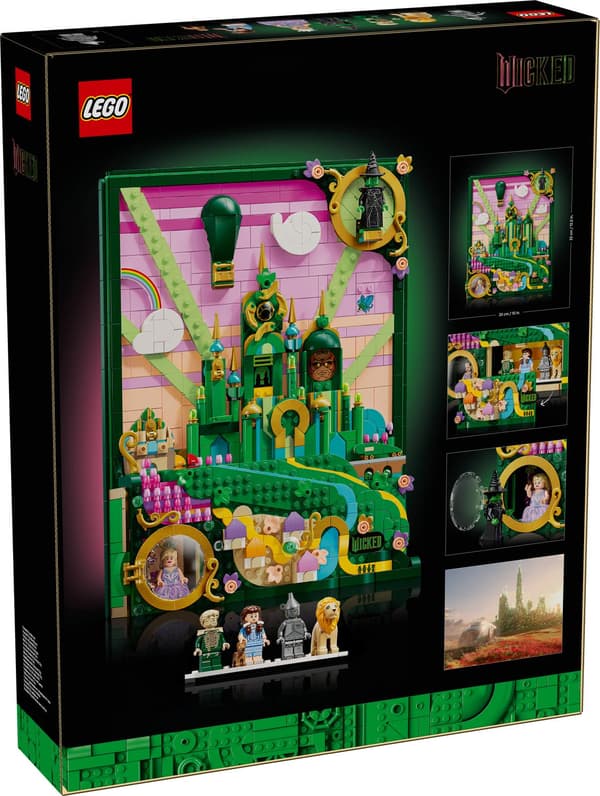 LEGO® Wicked Emerald City – vægkunst 75685