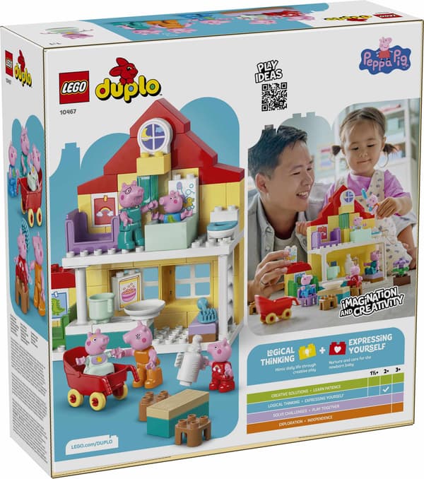 LEGO® DUPLO® Peppa Possun perhetalo 10467