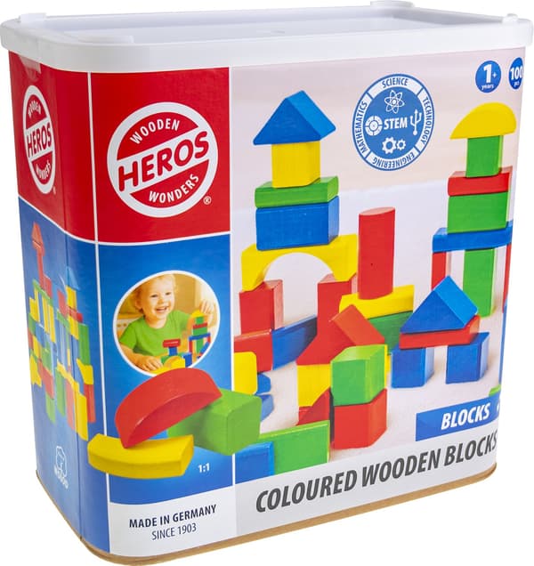Heros Blocks Træklodser 100-pak
