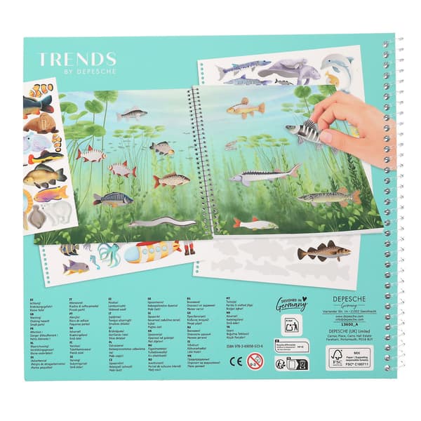 Create your Ocean Life med holografstickers