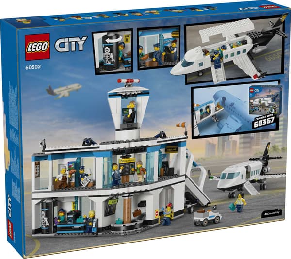 LEGO® City Flygplats med flygplan 60502