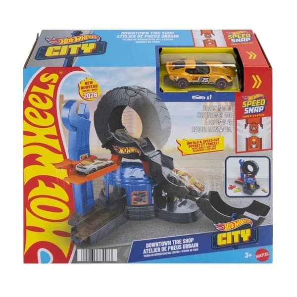 Hot Wheels City Downtown Tire Shop