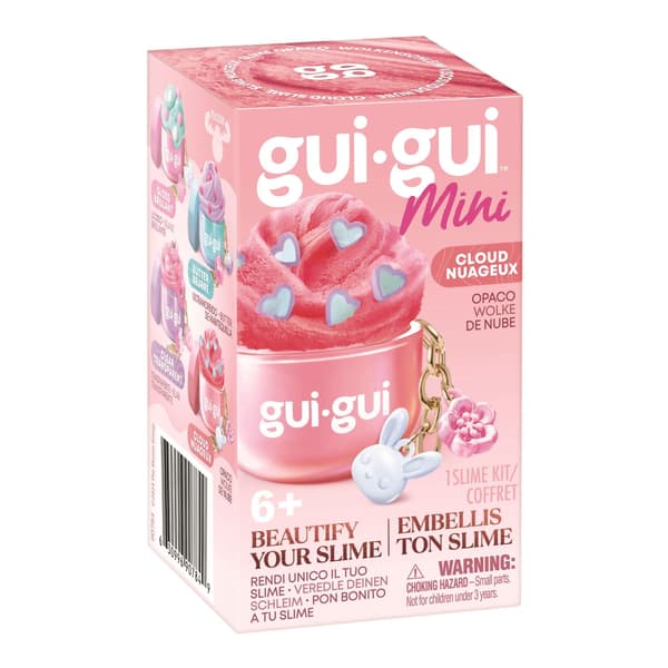 Gui Gui Mini Slime med nyckelring Cloud