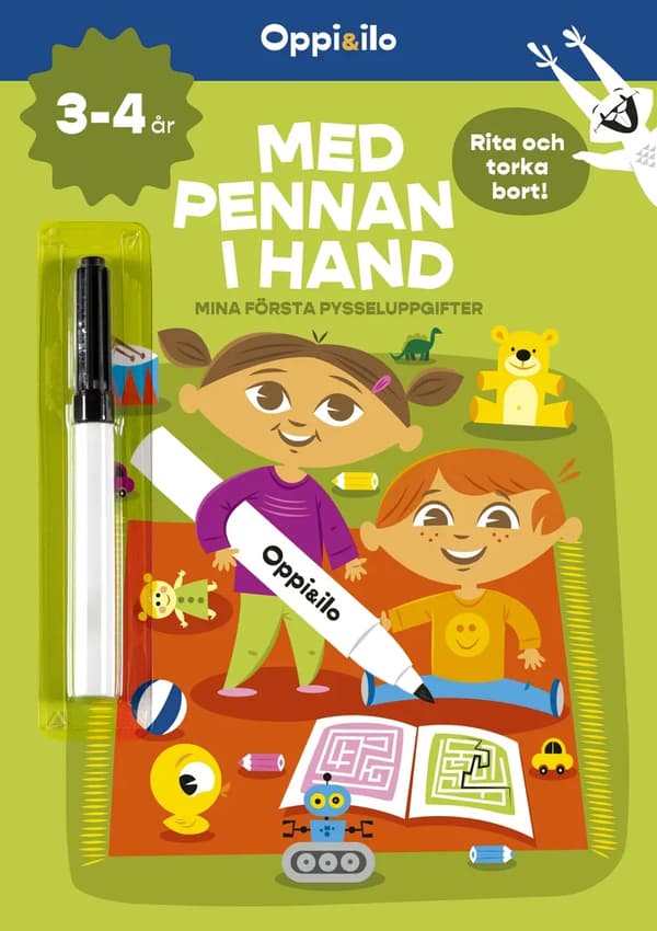 Med pennan i hand Pysselbok 3-4 år