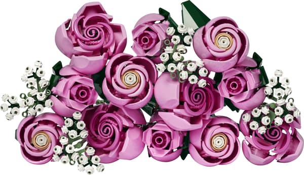 LEGO® Botanicals Bukett med rosa rosor 10374