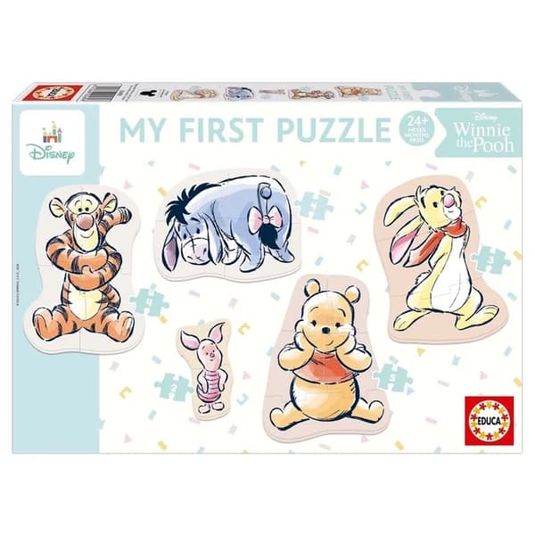 Educa Baby Nalle Puh Pussel 2-5 bitar 5-pack