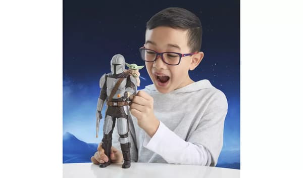 Star Wars Mandalorian & Grogu Figur med ljud