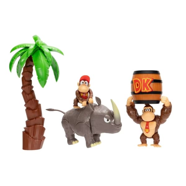 Donkey Kong Jungle Adventure Diorama Set
