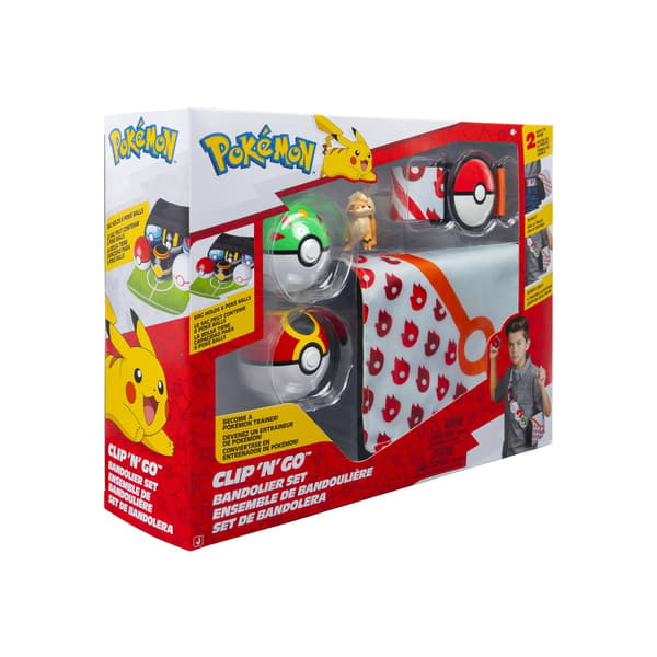 Pokemon Clip n Go Bandolier Set Growlithe
