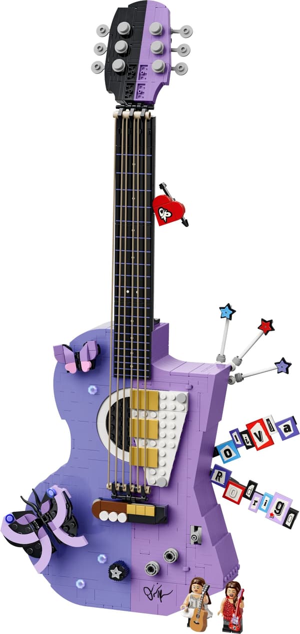 LEGO® Editions Olivia Rodrigos tvåfärgade gitarr 43031