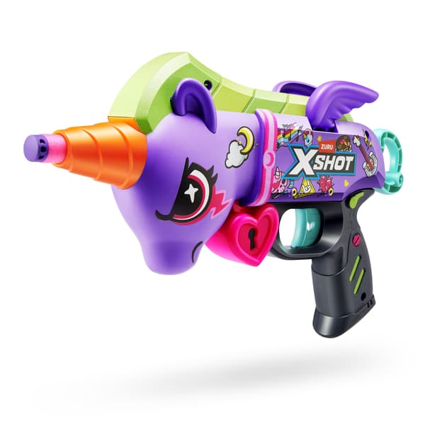 X-Shot Blastercorn Unicorn Blaster Purple