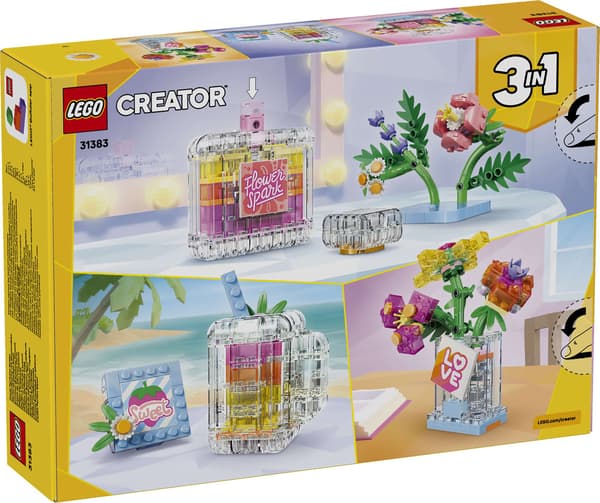 LEGO® Creator 3in1 Hajuvesipullo kukkakoristeella 31383