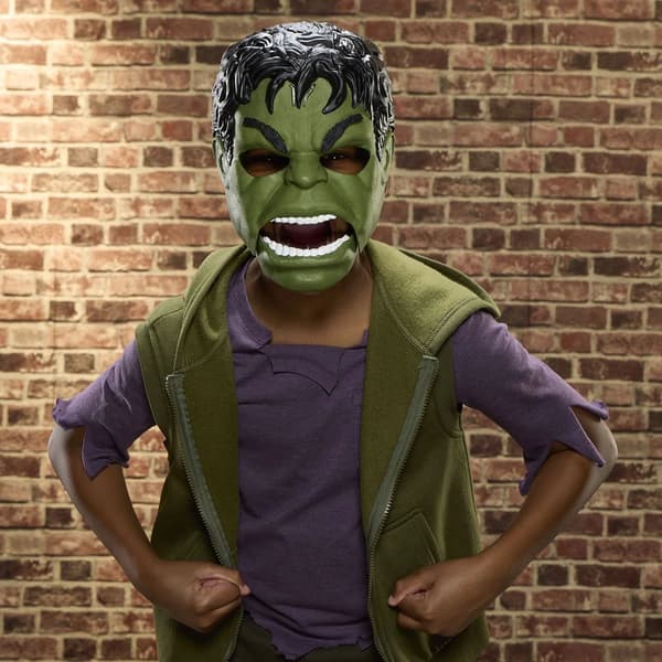 Spiderman Savage Hulk Mask med ljud