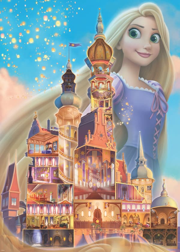 Ravensburger Disney Rapunzel Castle Collection Palapeli 1000 palaa
