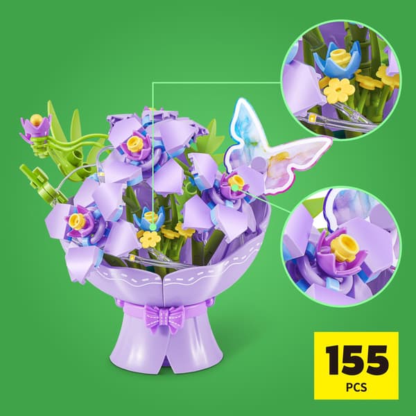 Max Premium Bouquets LED Lilla