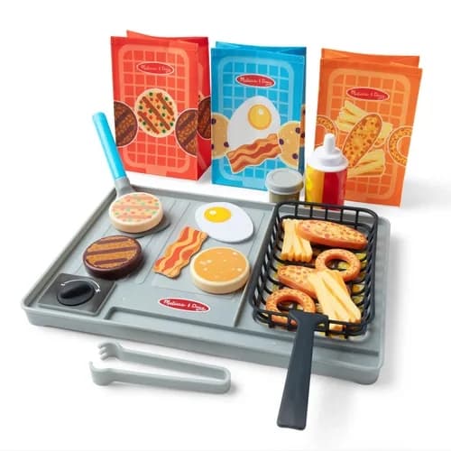 Melissa & Doug Flip & Fry Grill Legesæt