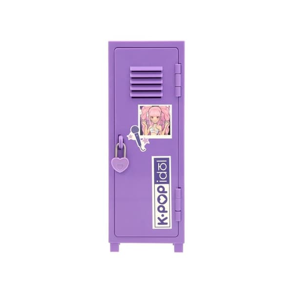 K-Pop Idol Locker Skåp med lås
