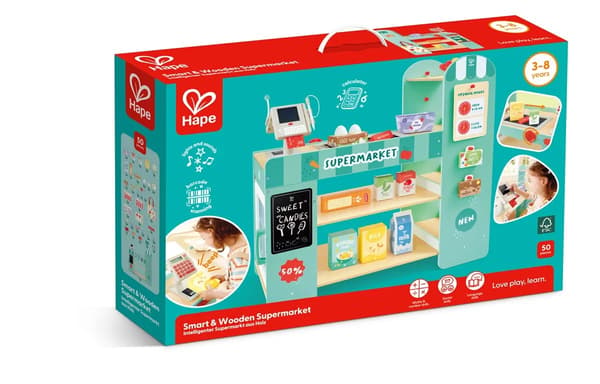 Hape Smart Supermarket i træ