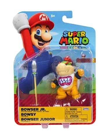Super Mario Figur 10cm W50 Bowser Jr. with Paint Brush