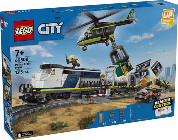 LEGO® City Polis - tågrån 60508